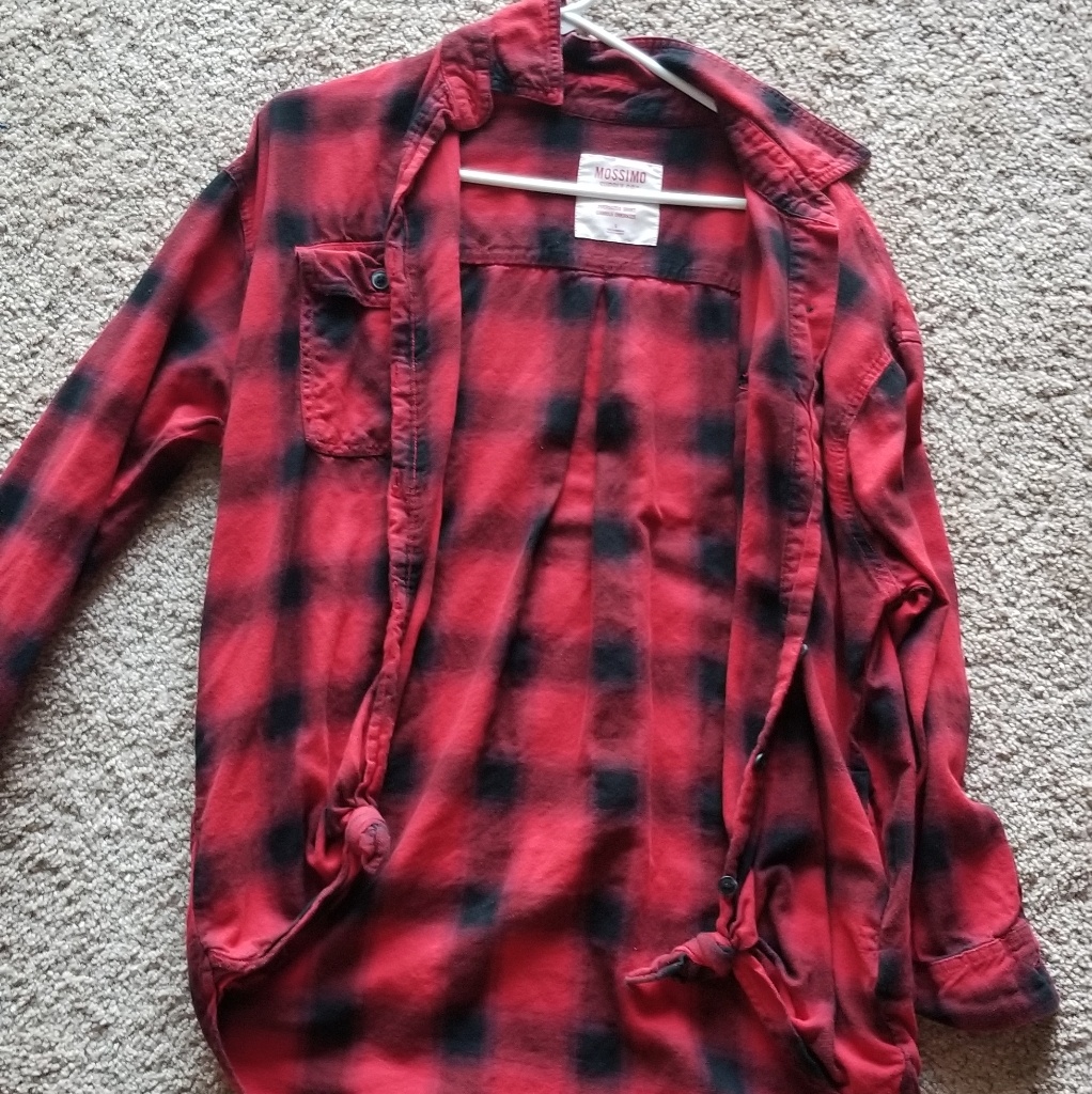 Plaid Oversized Button Down